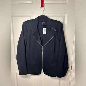 Black Zippered Women's Jacket